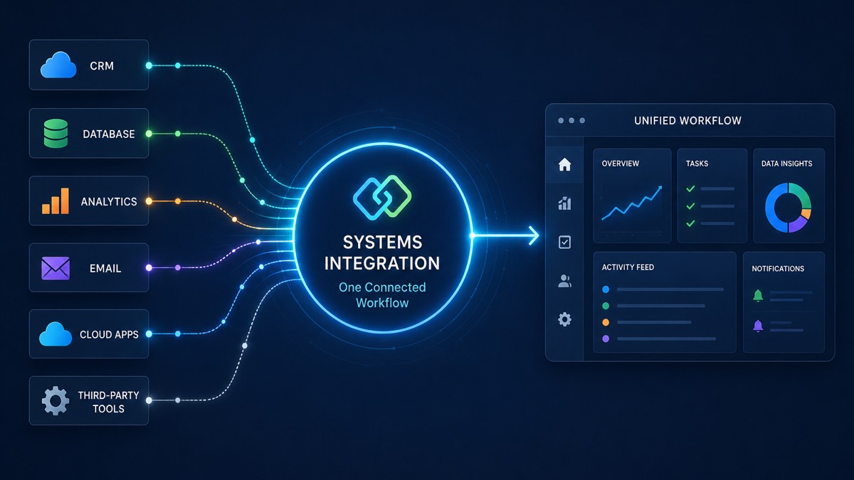 Connected platforms and data flowing between systems